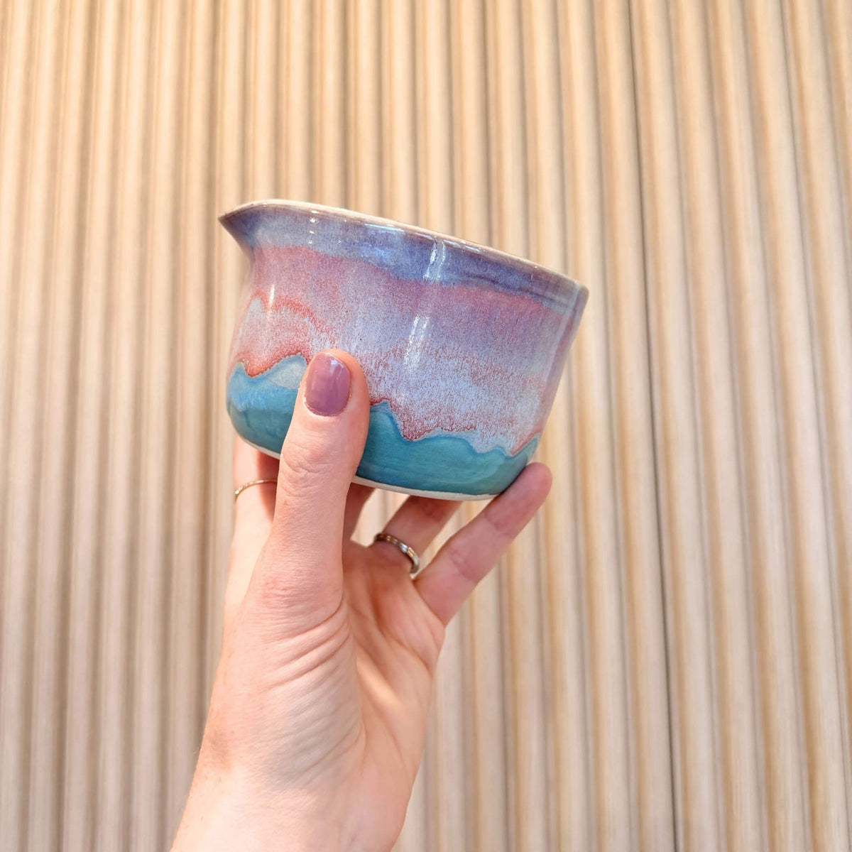 Dawn Matcha Bowl | handcrafted ceramics - PotteryPebble CeramicsMisiyo Candle Co