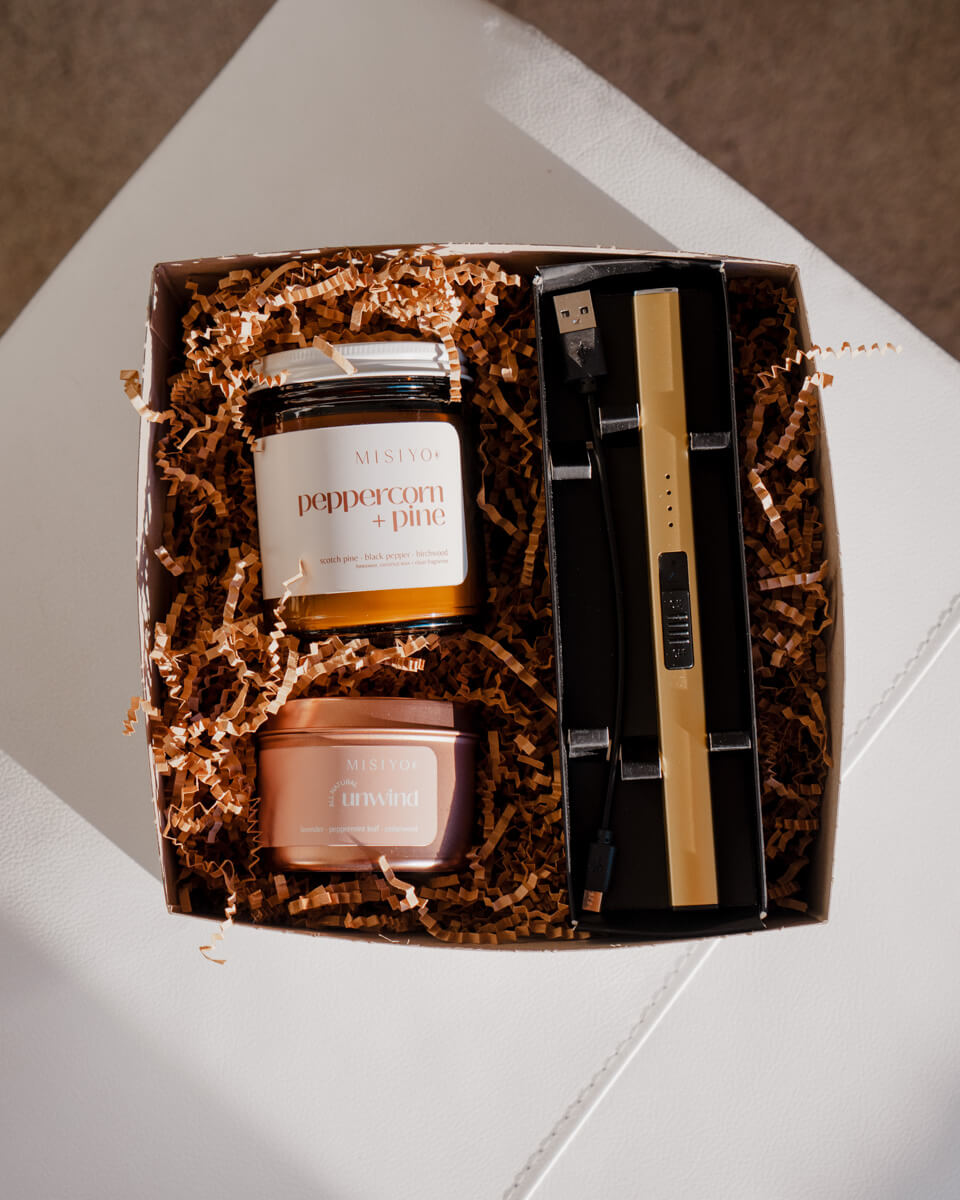 LUXE Gift Box | Candles + Eco-Lighter