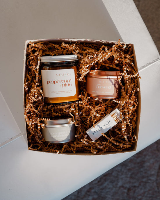 FEEL GOOD Gift Box | Candles + Matches