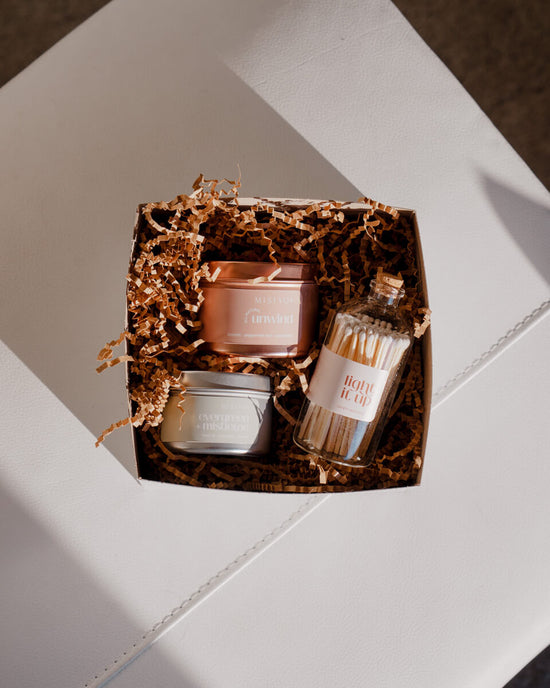 FANCY Gift Box | Candle Tins + Luxe Matches