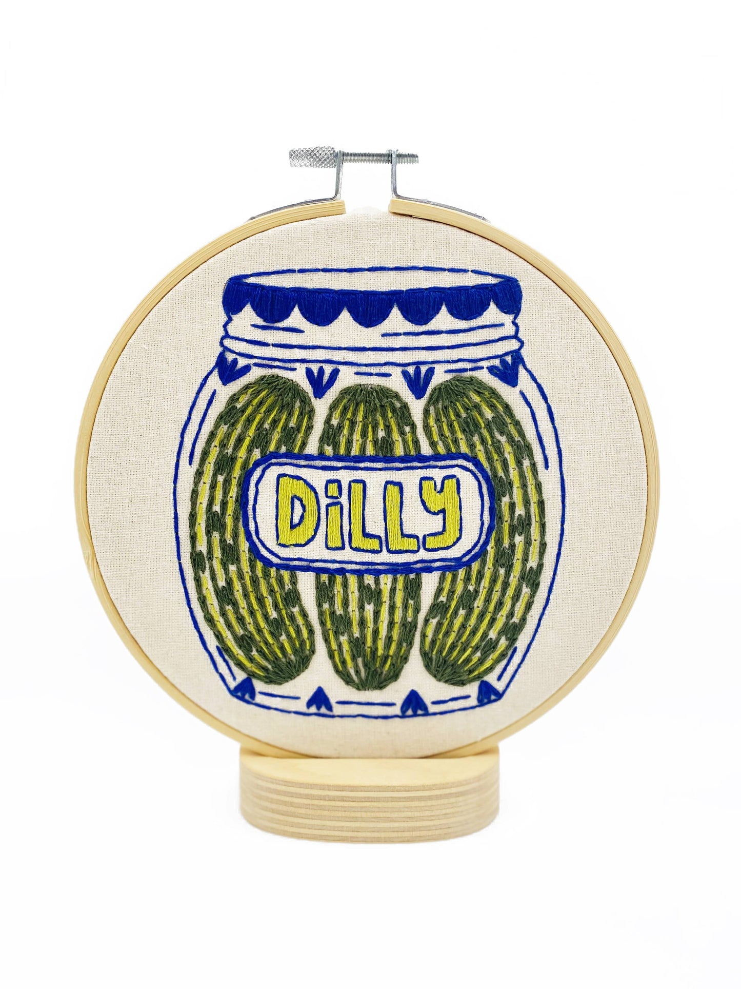 Dilly Pickles Embroidery Kit - Embroidery KitsHook, Line & TinkerpicklesMisiyo Candle Co