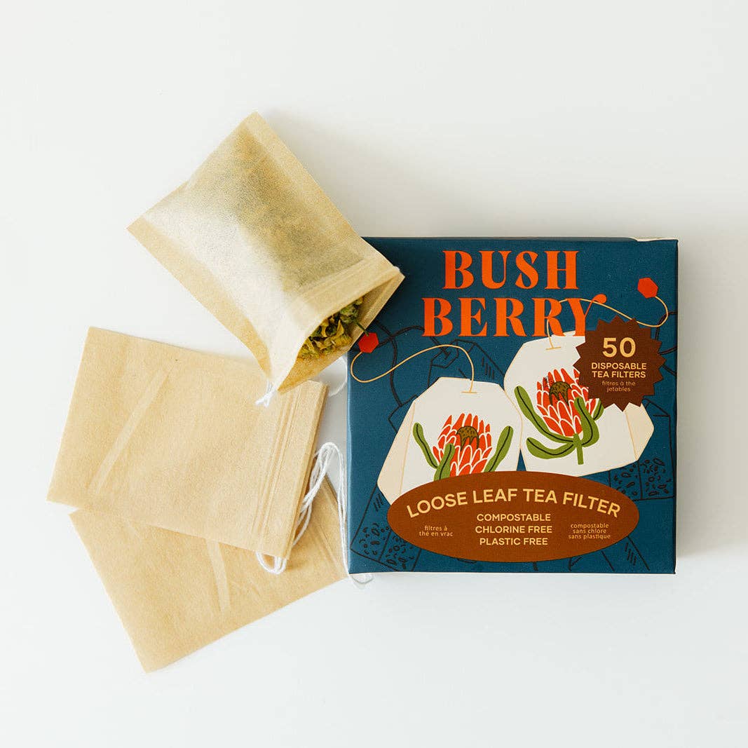 Disposable Tea Filters | pack of 50 - TeaBush BerryA-TBMisiyo Candle Co