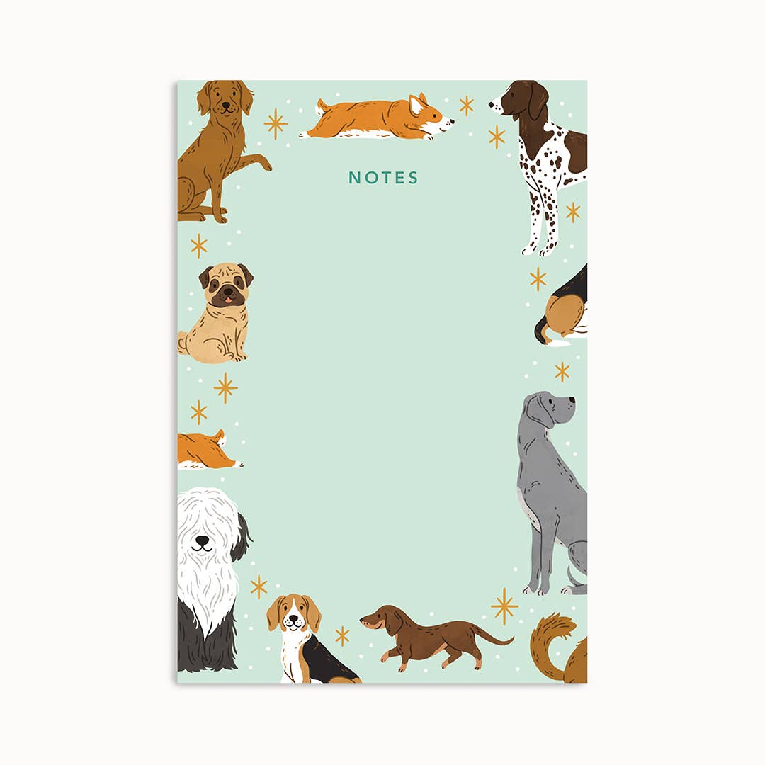 Dog Notes | Notepad - Notebooks & JournalsLinden Paper Co.NP010Misiyo Candle Co
