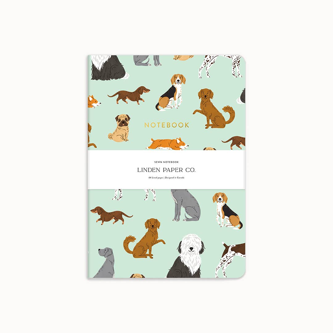 Dogs | Sewn Notebook - Notebooks & JournalsLinden Paper Co.NB002Misiyo Candle Co