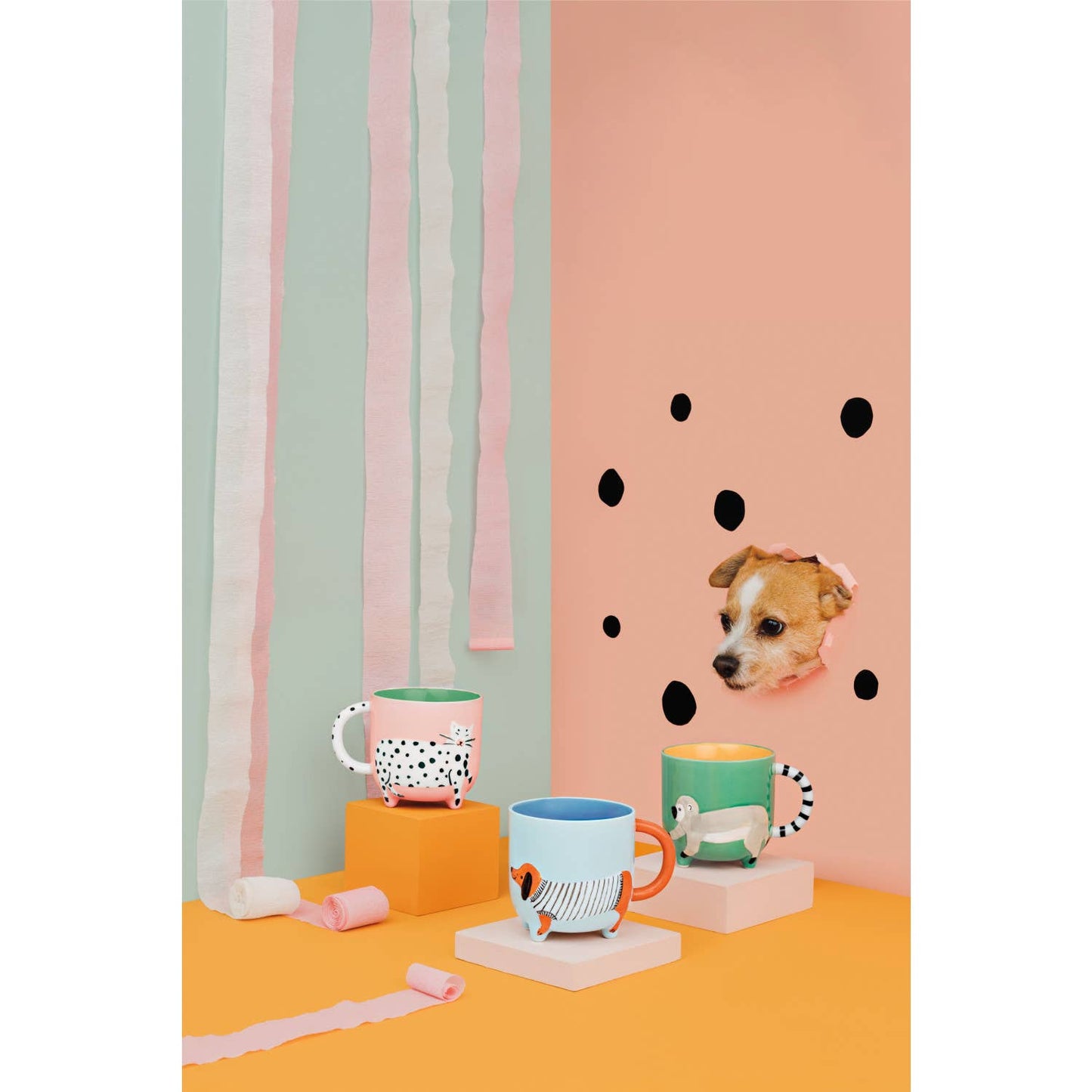 Dotty Cat Critter Mug - MugDanicaJMG2623DMisiyo Candle Co