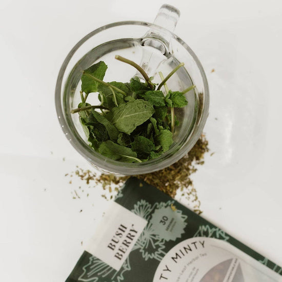 Organic Mighty Minty loose leaf tea