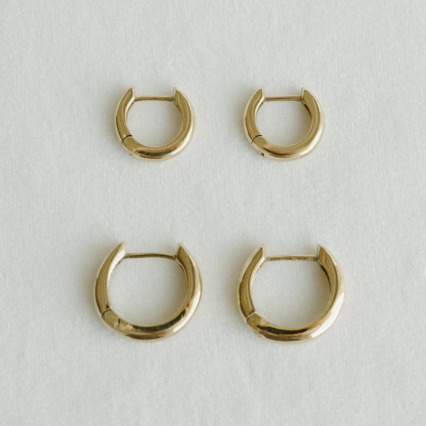 Essential Hoop Earrings - EarringsPETITE GOLDMisiyo Candle Co