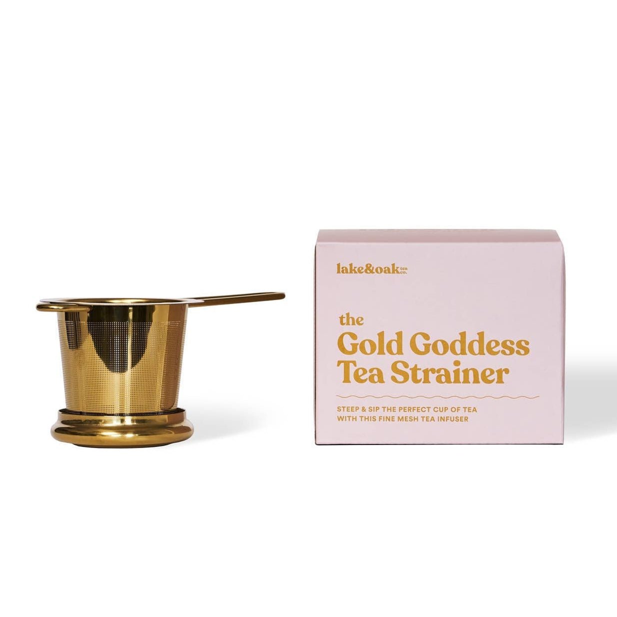 Fancy Gold Tea Strainer - Tea & LattesLake & Oak Tea Co.Misiyo Candle Co