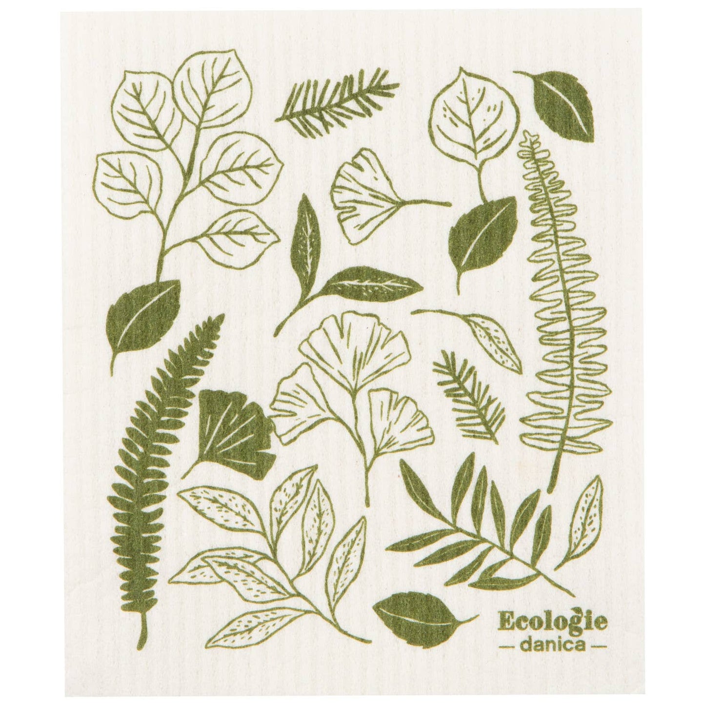 Fern & Frond Swedish Dishcloth - Swedish Dish ClothsDanicaESW4195DMisiyo Candle Co