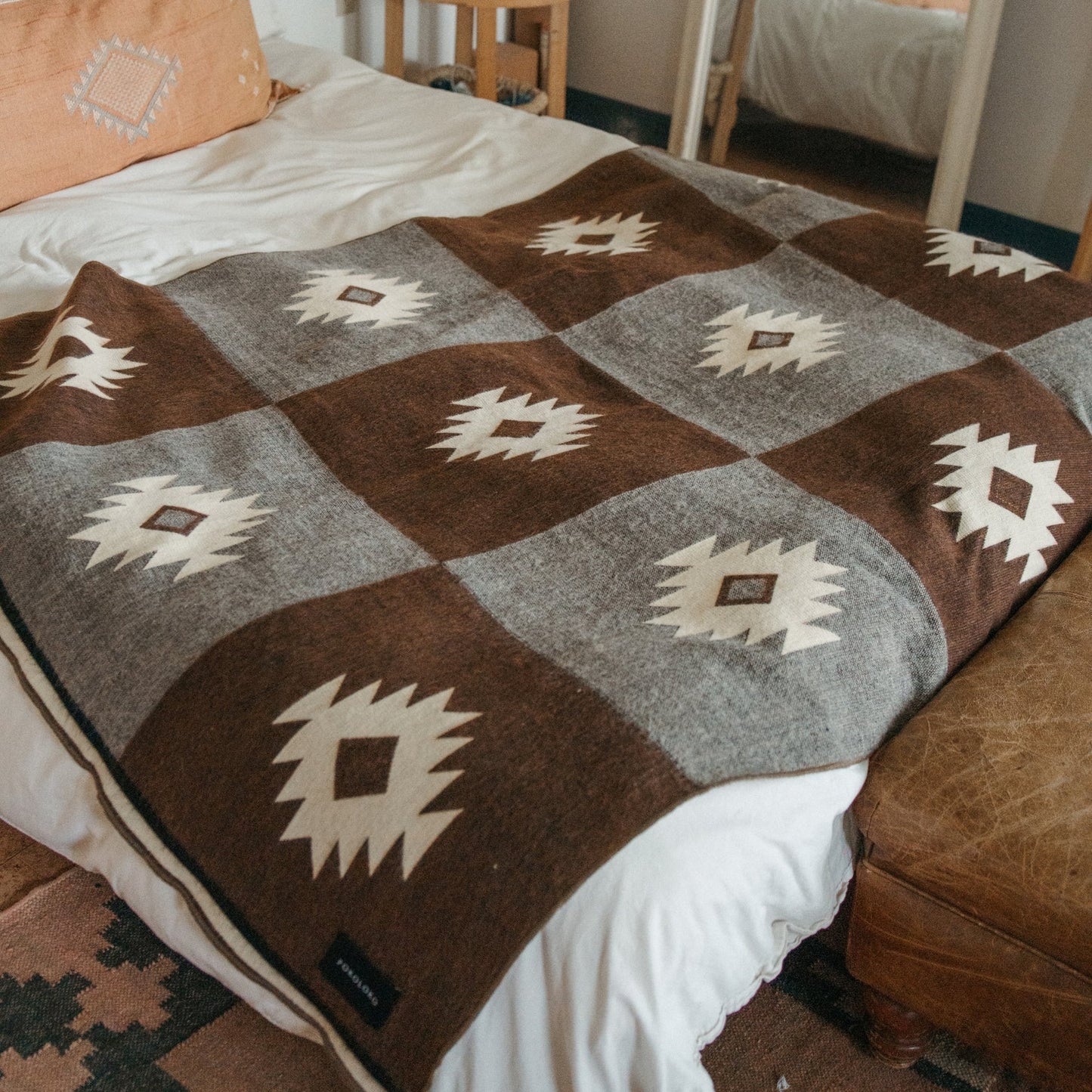 Fleetwood Alpaca Wool Throw Blanket - Blankets & ThrowsPokolokoMisiyo Candle Co