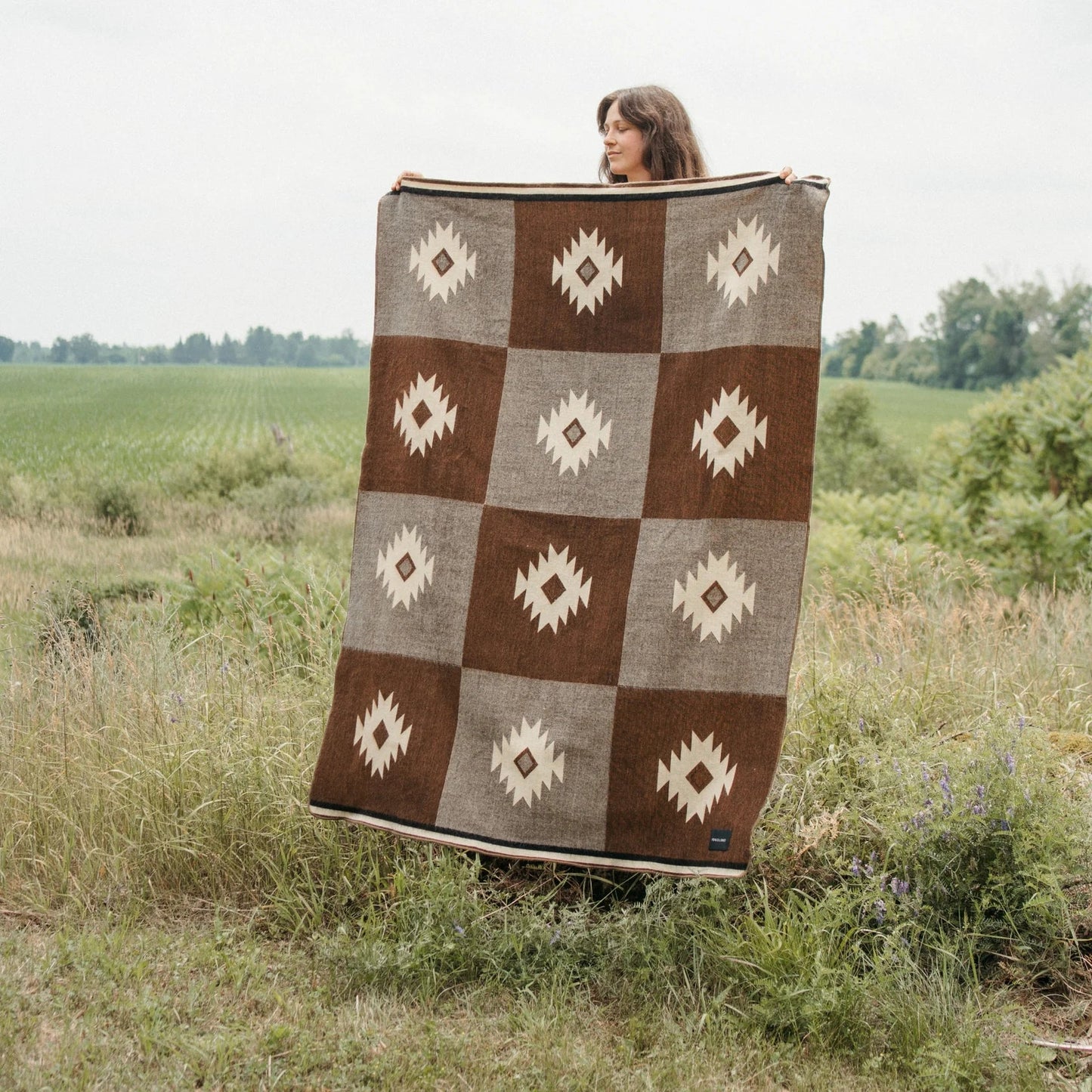 Fleetwood Alpaca Wool Throw Blanket - Blankets & ThrowsPokolokoMisiyo Candle Co