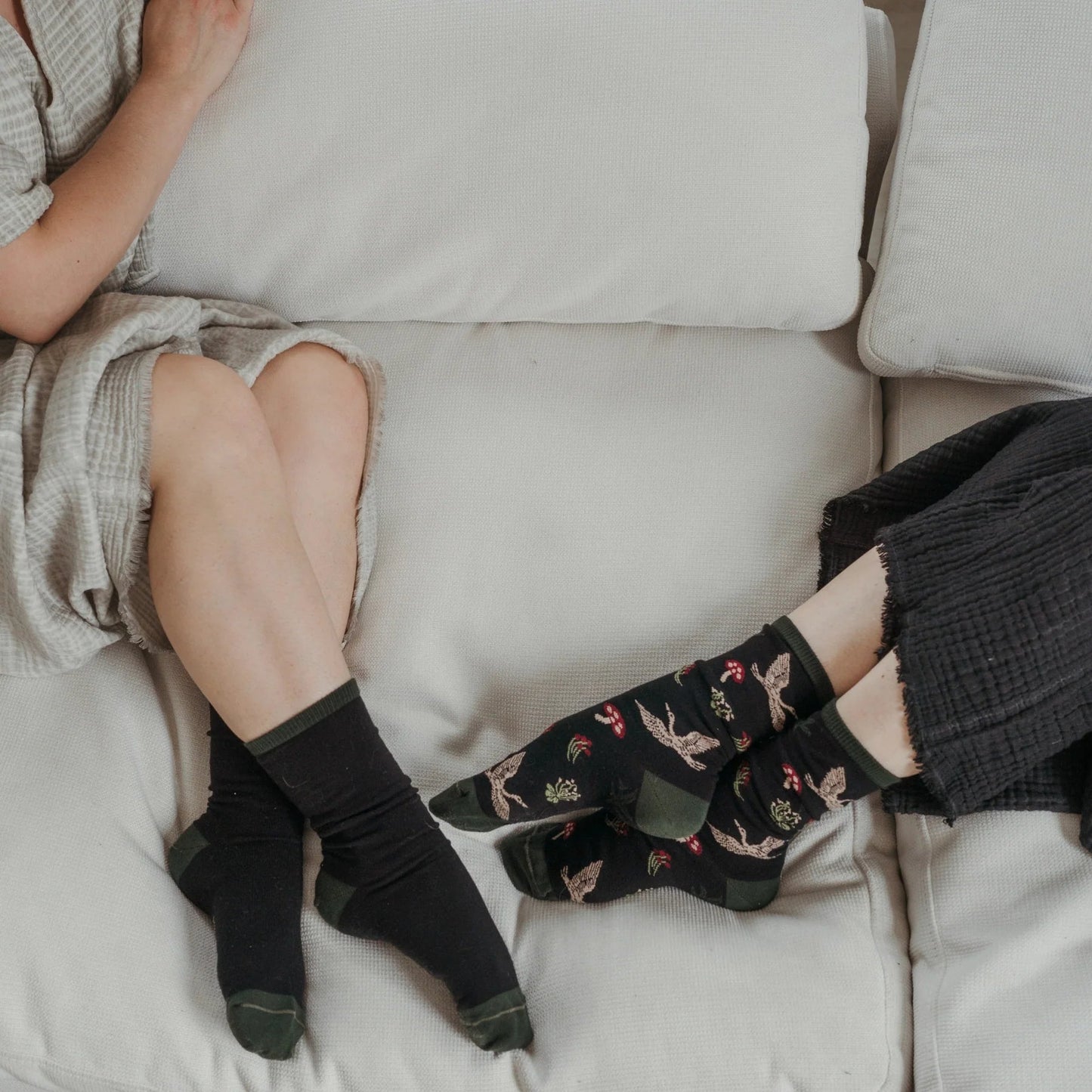 Forage Pima Cotton Socks | Pack of 2 - SocksPokolokoMisiyo Candle Co