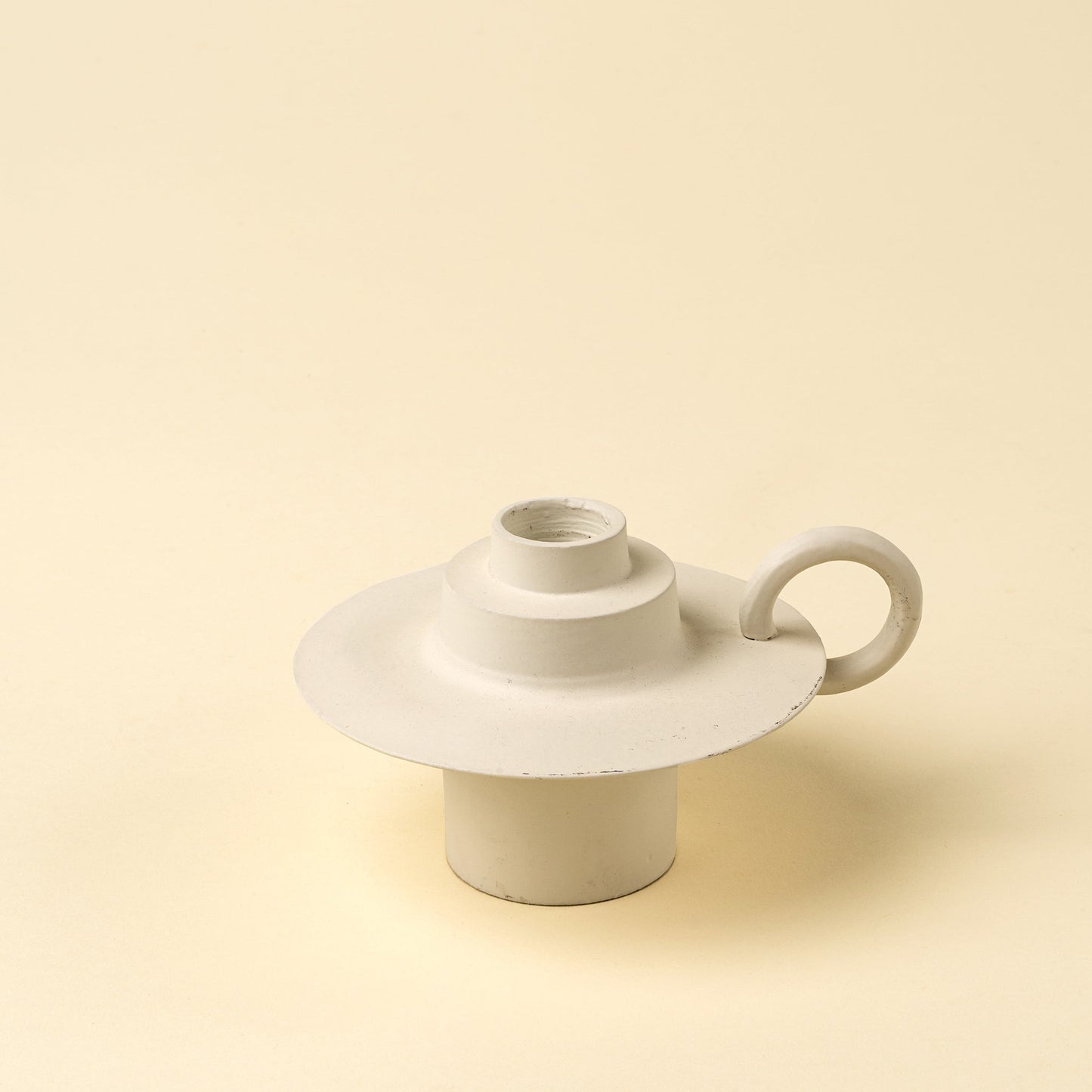 Foundry Ivory Candle Holder - Candle HoldersIndabaMisiyo Candle Co