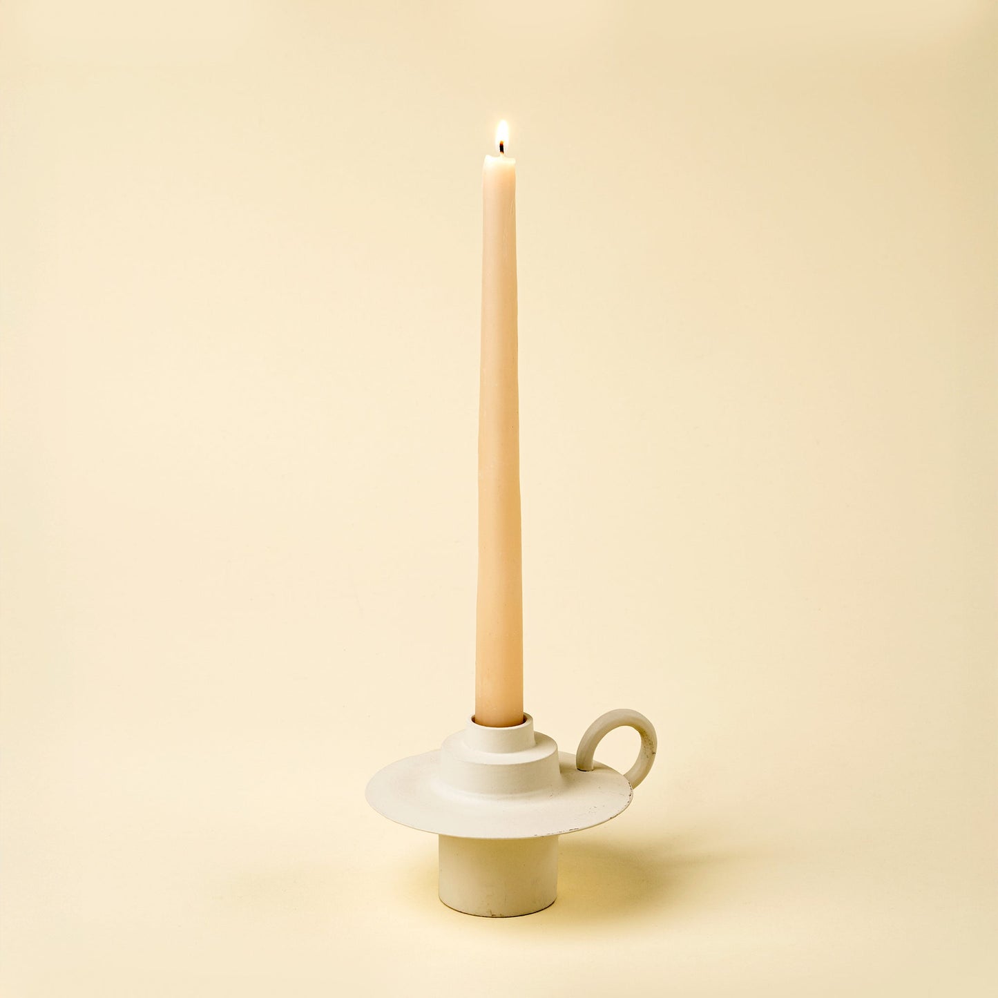 Foundry Ivory Candle Holder - Candle HoldersIndabaMisiyo Candle Co
