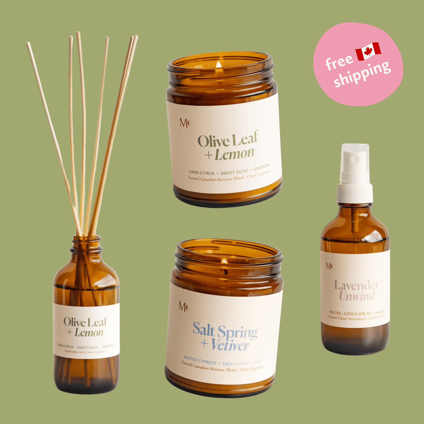 Fresh & Airy Home Fragrance Bundle - Home Fragrance BundlesMisiyo Candle CoBUNDLE-FRESH4Misiyo Candle Co
