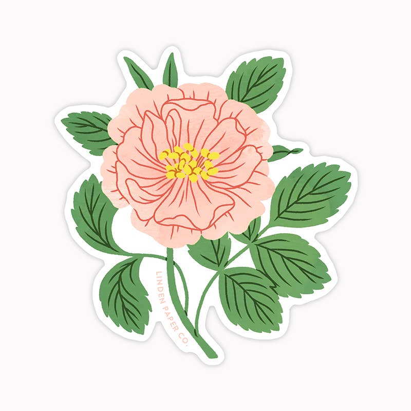 Garden Rose Sticker - StickersLinden Paper Co.STK09Misiyo Candle Co