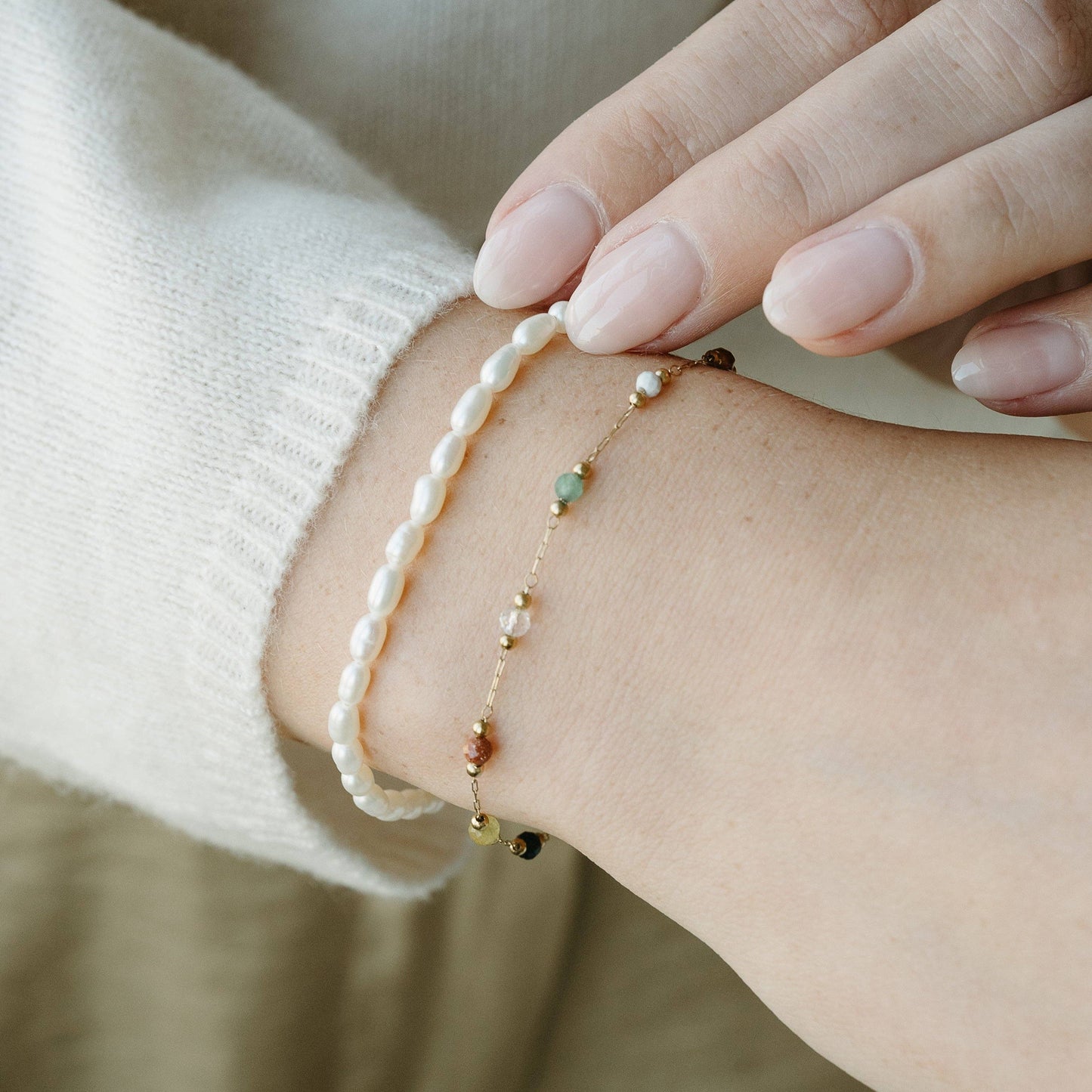 Gem Bracelet - BraceletsPETITE GOLDMisiyo Candle Co