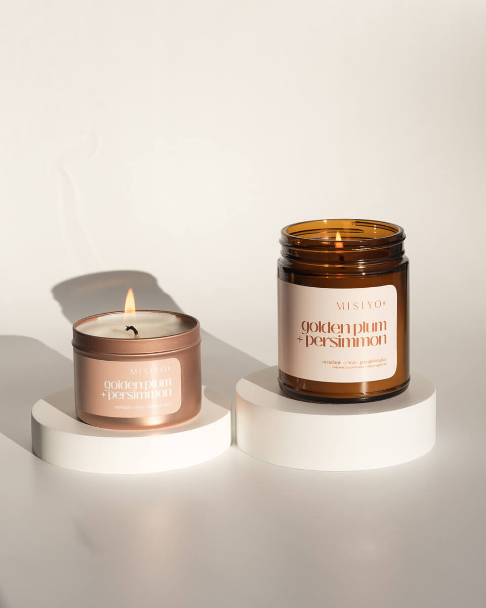 Golden Plum + Persimmon Candle