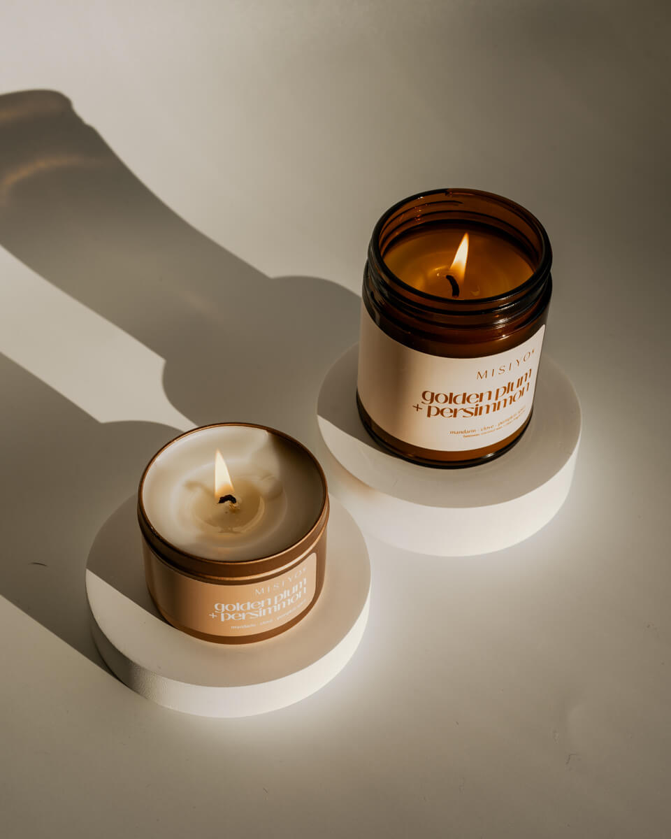 Golden Plum + Persimmon Candle