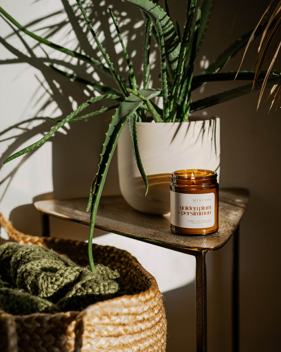 Golden Plum + Persimmon Candle