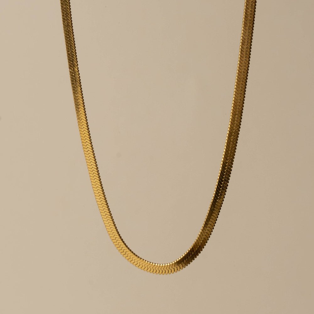 Golden Snake Chain Necklace - NecklacesHunter & HareFR-FSCNMisiyo Candle Co
