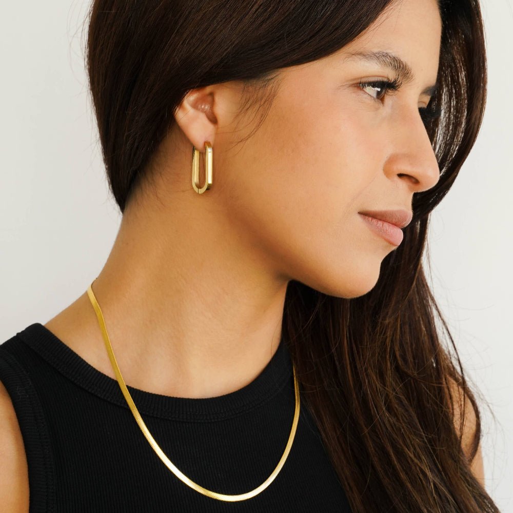 Golden Snake Chain Necklace - NecklacesHunter & HareFR-FSCNMisiyo Candle Co