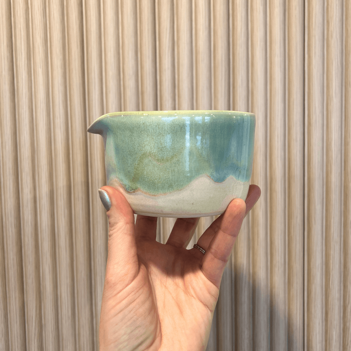 Green Matcha Bowl | handcrafted ceramics - PotteryPebble CeramicsPC-MBWL-GRMisiyo Candle Co