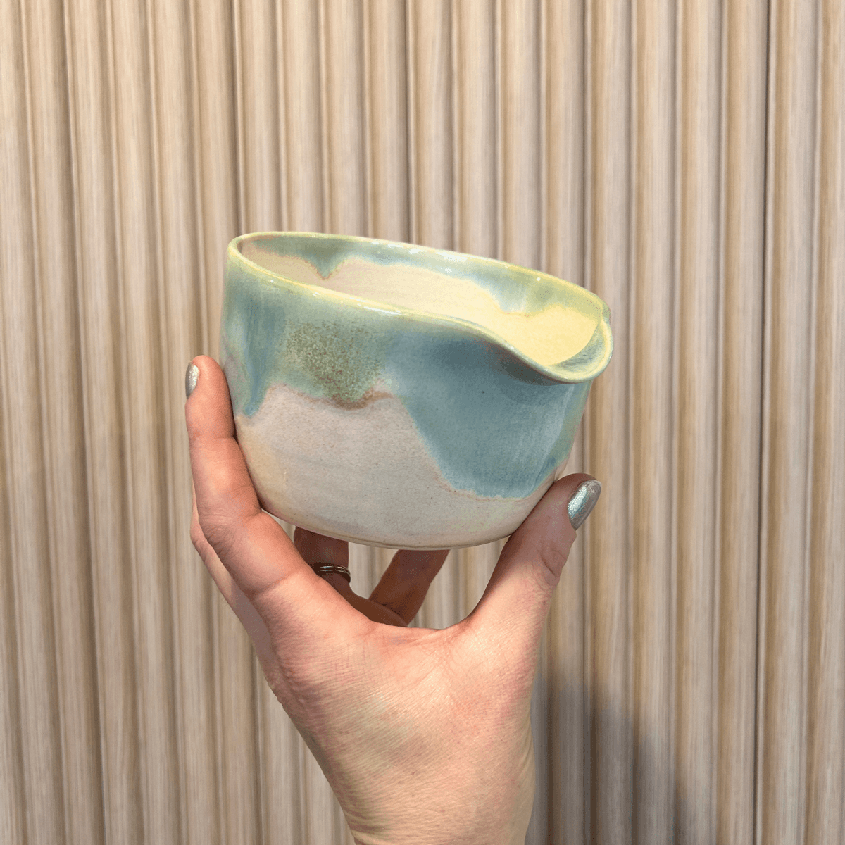 Green Matcha Bowl | handcrafted ceramics - PotteryPebble CeramicsPC-MBWL-GRMisiyo Candle Co