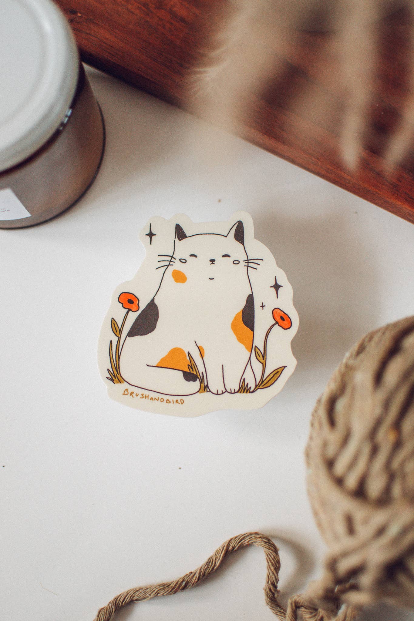 Grumpy Cat Sticker - StickersBrush & Bird Paper Co.STK102Misiyo Candle Co
