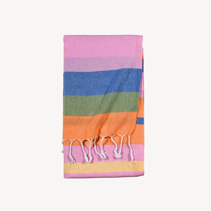 Guava Turkish Cotton Lightweight Beach Towel - TowelsPokolokoMisiyo Candle Co