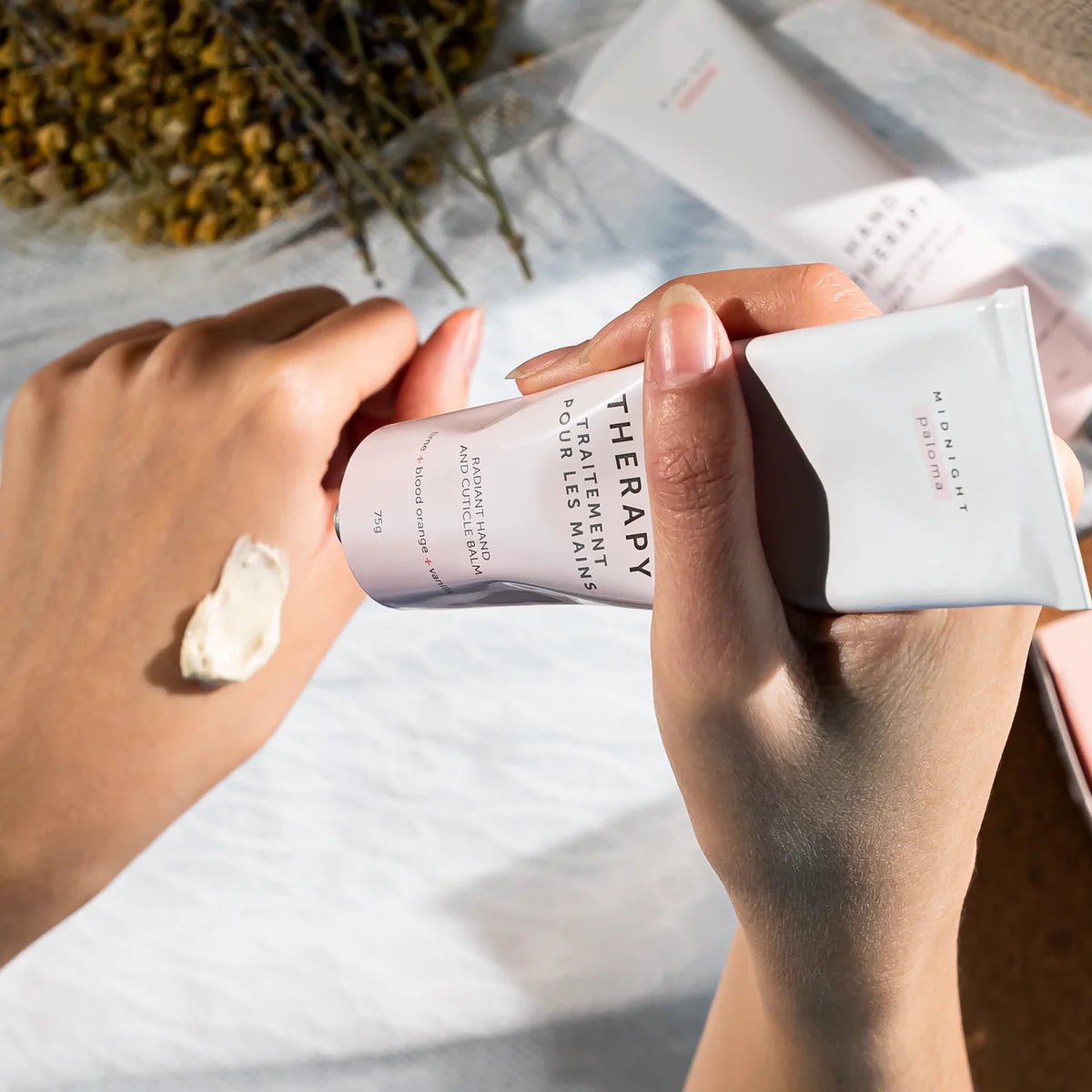 Hand Therapy Hydrating Hand Cream | all natural - Hand CreamMidnight PalomaMisiyo Candle Co