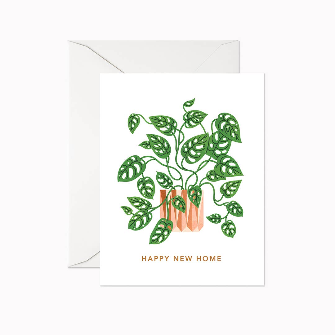 Happy New Home | Greeting Card - Greeting & Note CardsLinden Paper Co.ED012Misiyo Candle Co