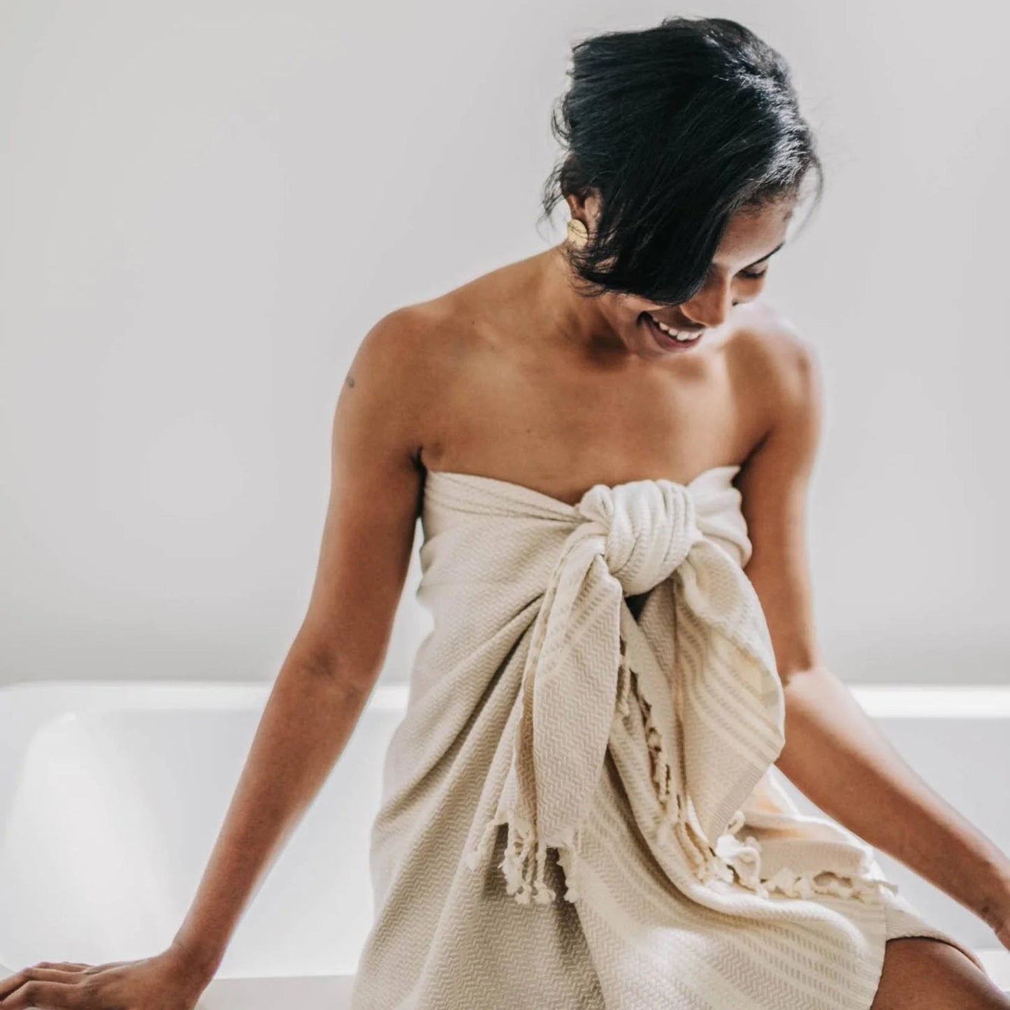 Hasir Turkish Cotton Bath Towel | assorted colours - TowelsPokolokoMisiyo Candle Co