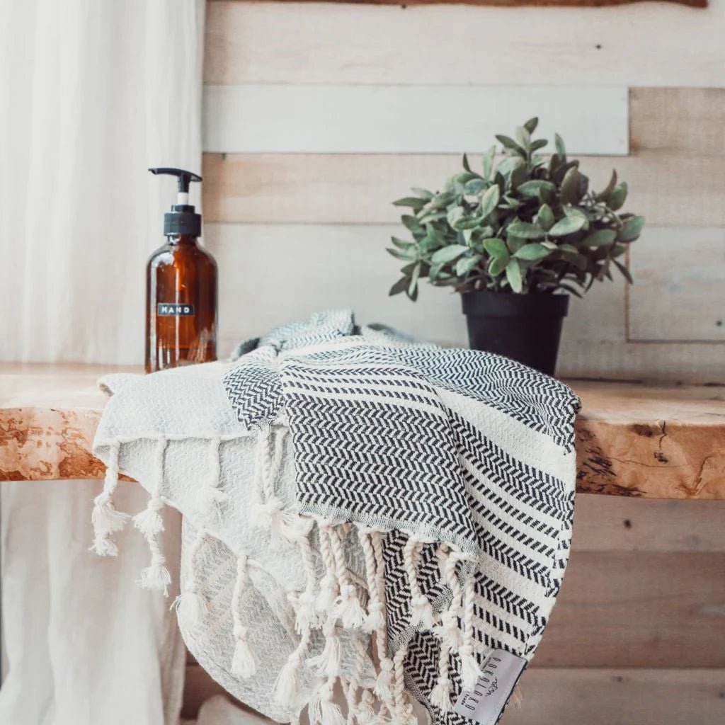 Hasir Turkish Cotton Hand Towel | assorted colours - TowelsPokolokoMisiyo Candle Co
