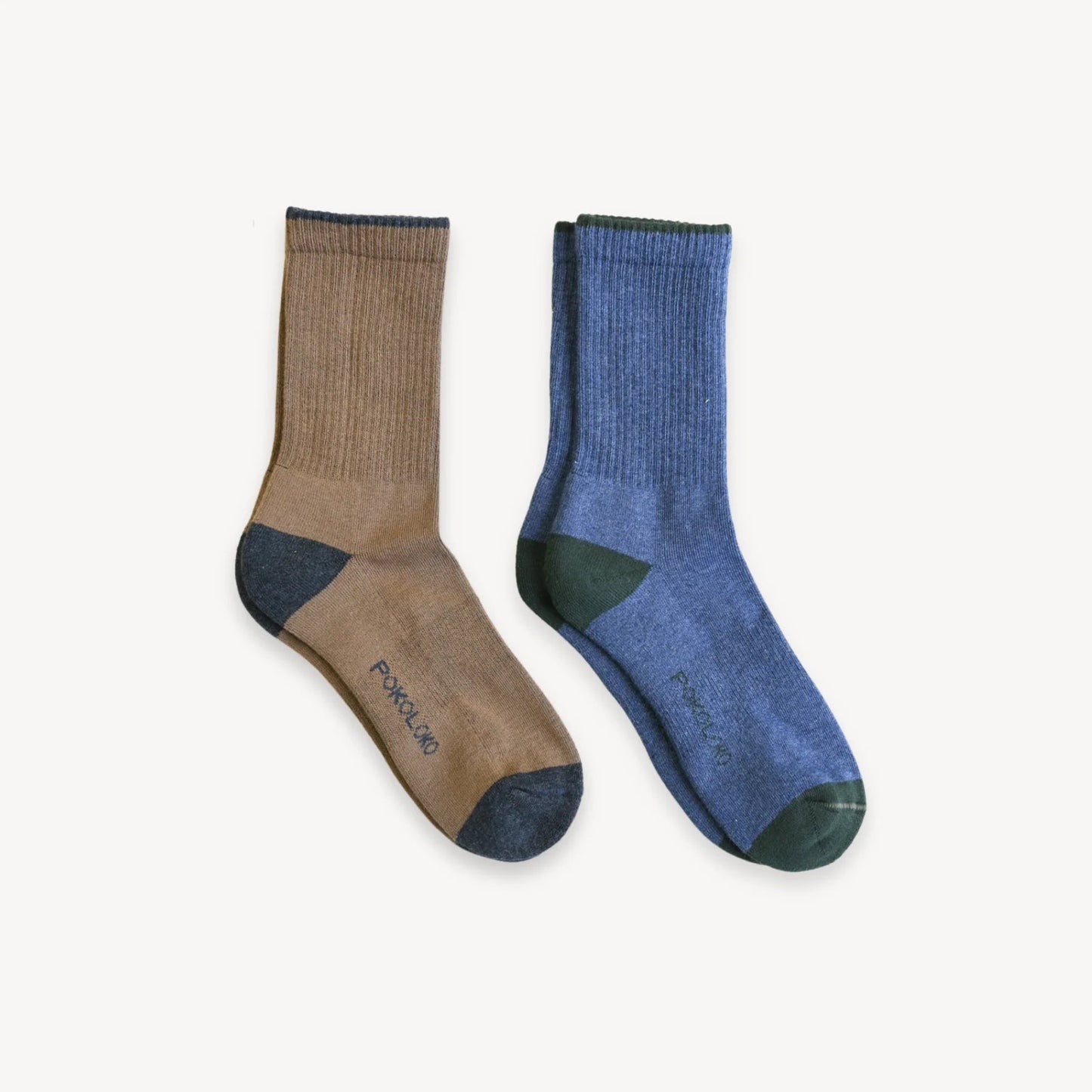 Heel Toe Pima Cotton Socks | Pack of 2 - SocksPokolokoMisiyo Candle Co