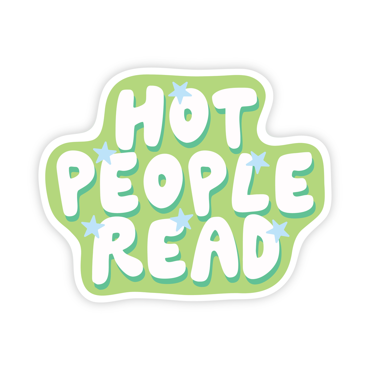 Hot People Read | Bookish Sticker - StickersSimple WhimsyVS-217Misiyo Candle Co