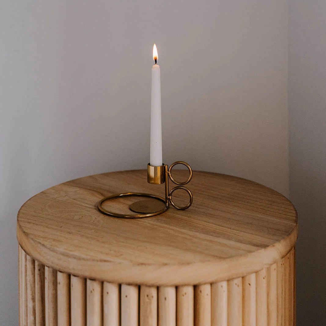 Hypnos Gold Candle Holder