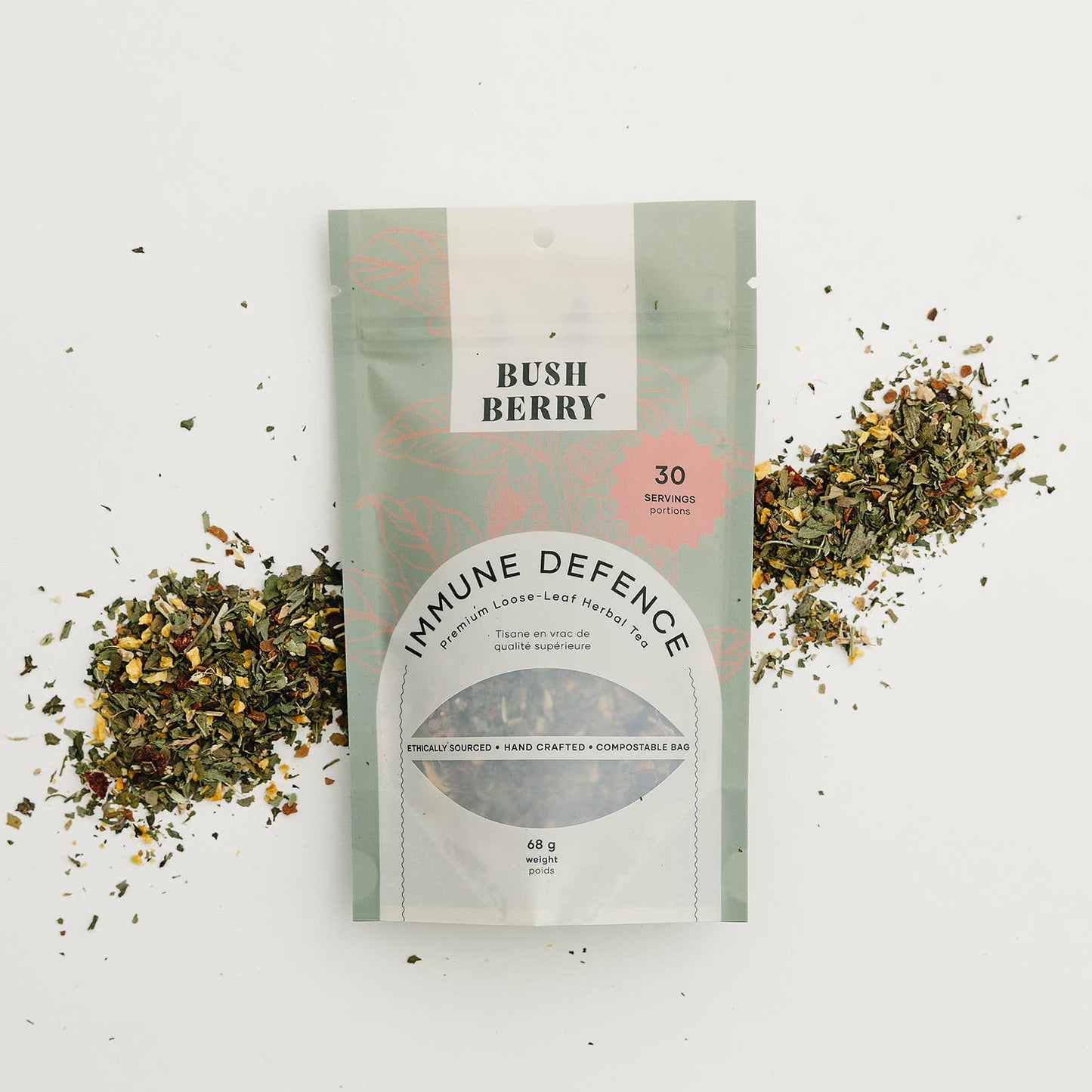Immune Defence Organic Herbal Tea | organic + ethically sourced - TeaBush BerryT-ID-WSSMisiyo Candle Co