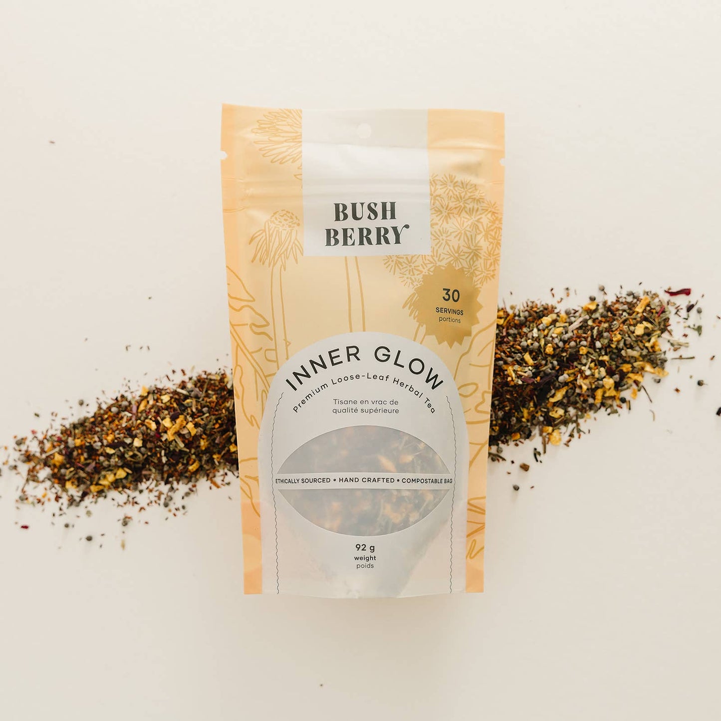 Inner Glow Tea | organic + loose leaf - TeaBush BerryW-IG-WSSMisiyo Candle Co