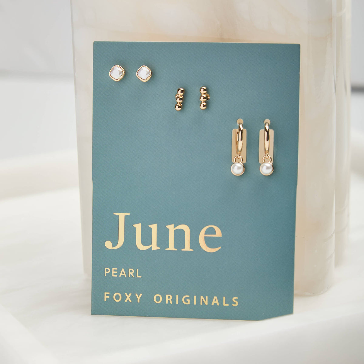 June Birthstone Mix & Match Earring Set - EarringsFoxy OriginalsBS206Misiyo Candle Co