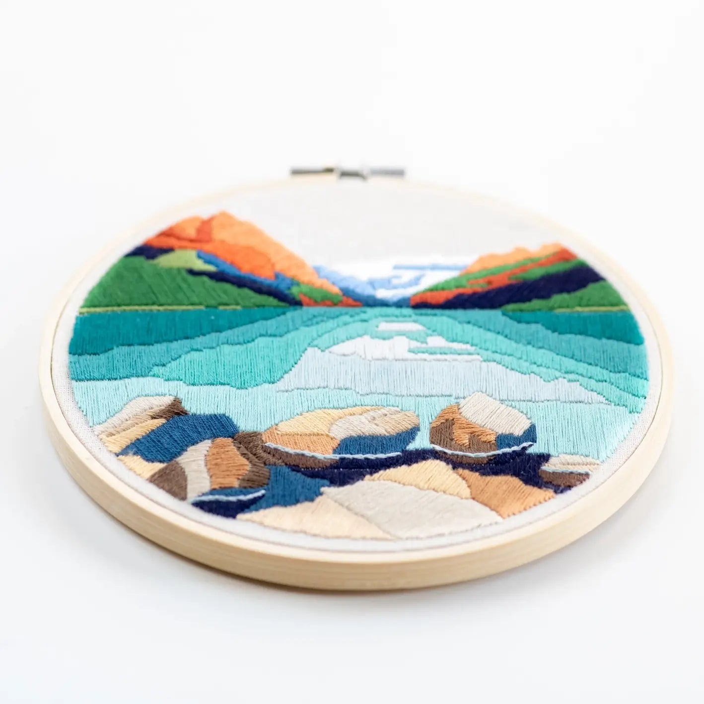 Lake Louise Embroidery Kit - Embroidery KitsAngiels ArtAAI001Misiyo Candle Co