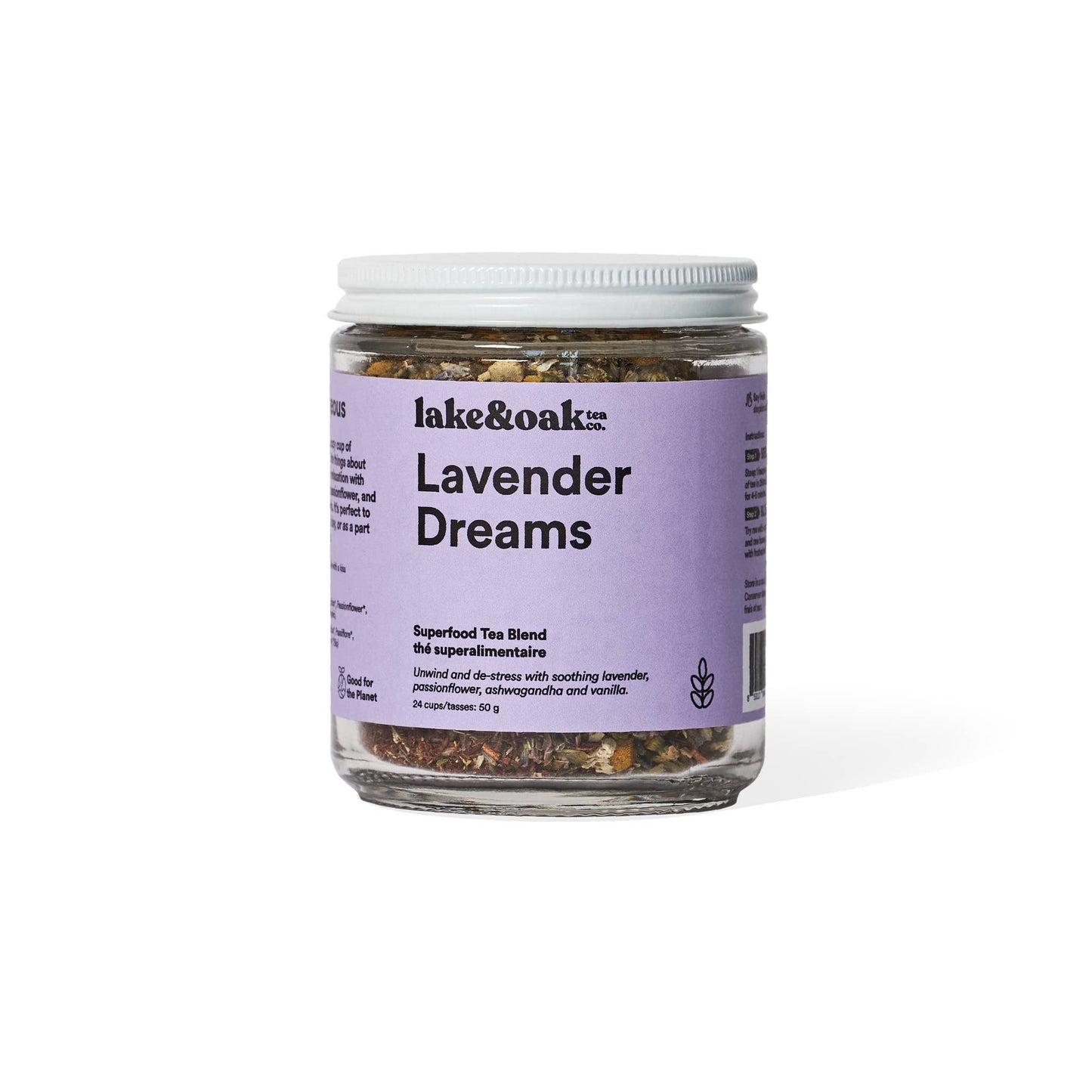 Lavender Dreams Tea | organic - Tea & LattesLake & Oak Tea Co.Misiyo Candle Co