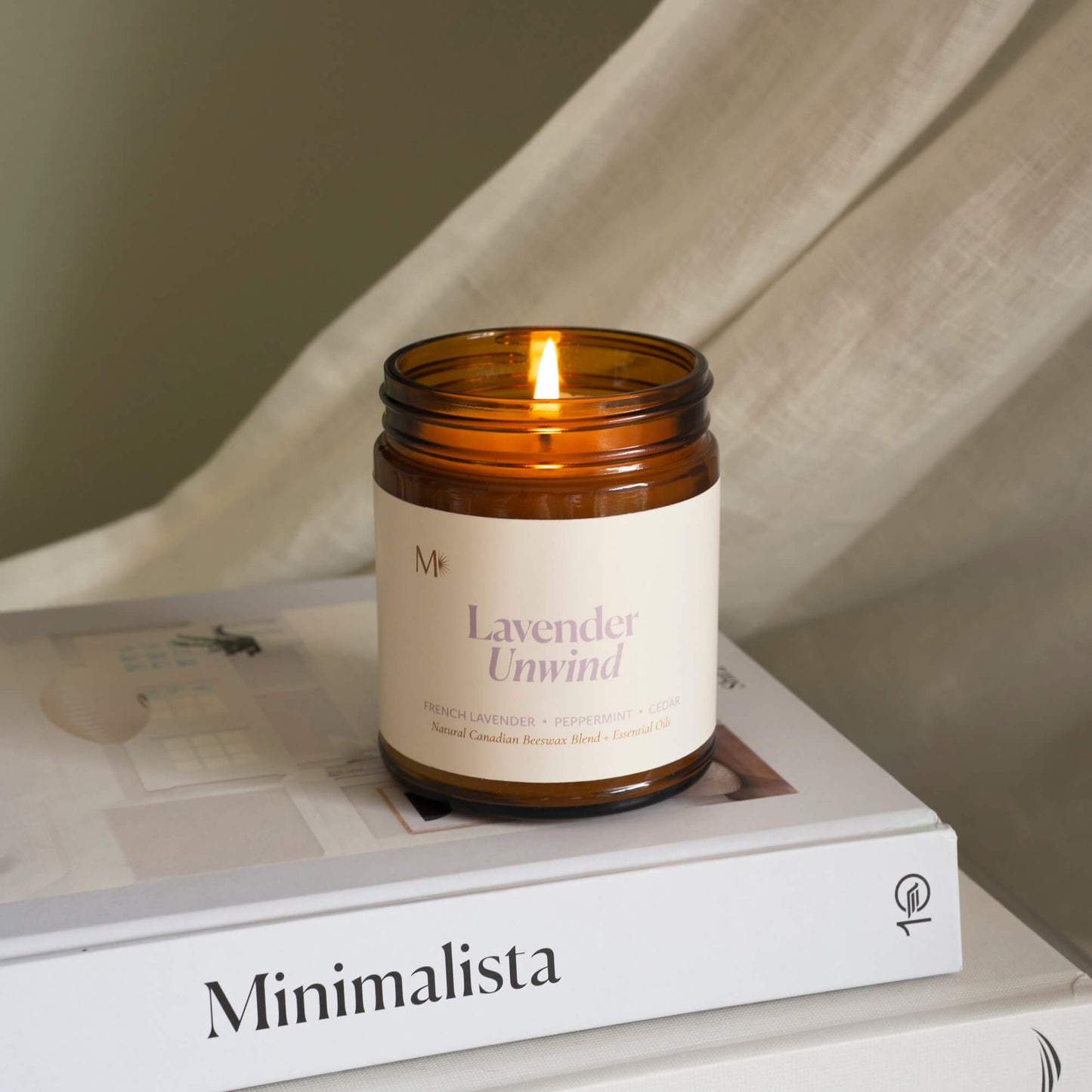 Lavender Unwind Candle - CandlesMisiyo Candle CoCDL-LUW9Misiyo Candle Co