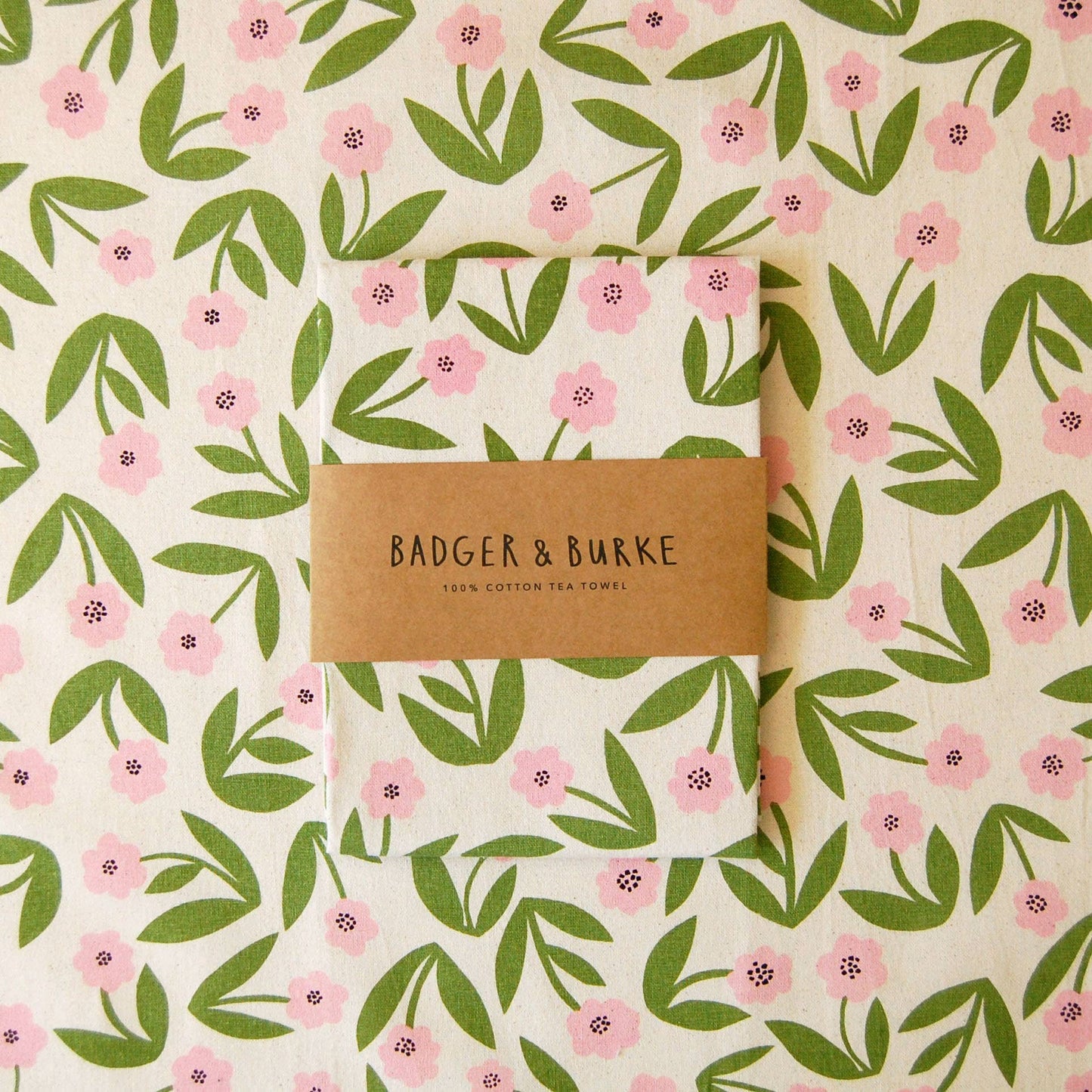 Little Flowers Tea Towel - Tea TowelsBadger & BurkeTEA17Misiyo Candle Co