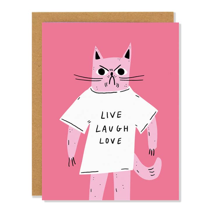 Live Laugh Love | Birthday, Everyday Card - Greeting & Note CardsBadger & BurkeBB-0159Misiyo Candle Co