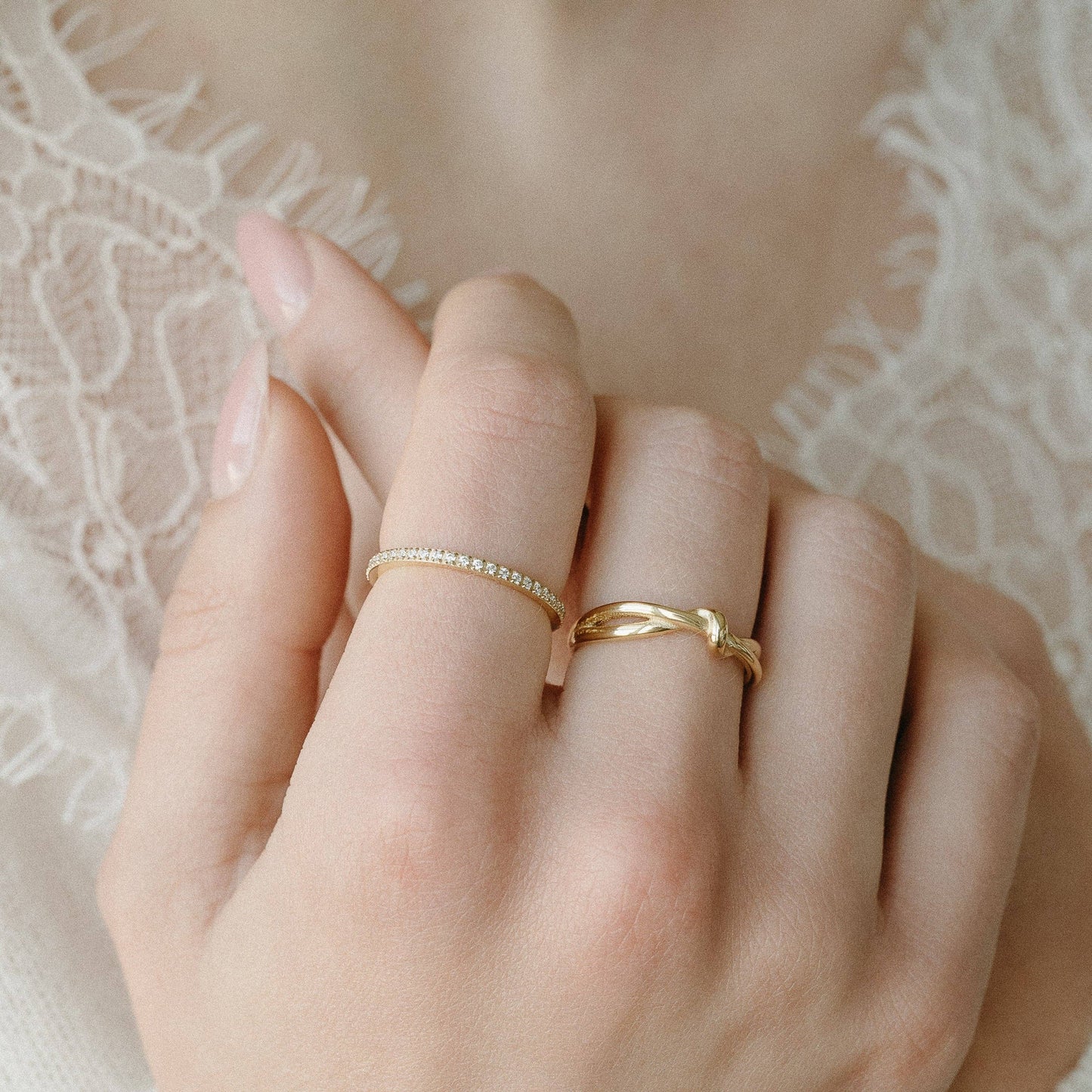 Lumière Band Ring - RingsPETITE GOLDMisiyo Candle Co