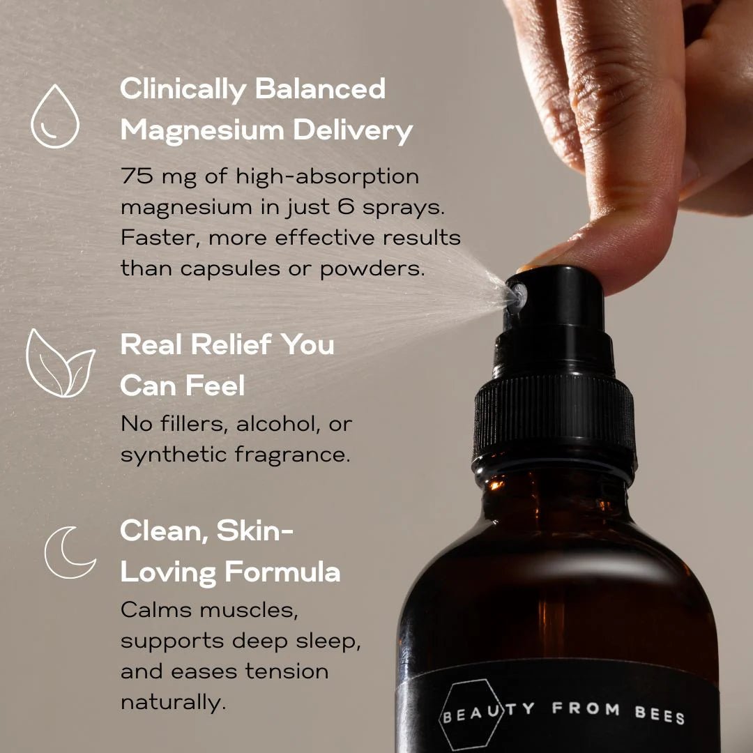 Magnesium Oil Relief Spray - Body OilBeauty From BeesMisiyo Candle Co