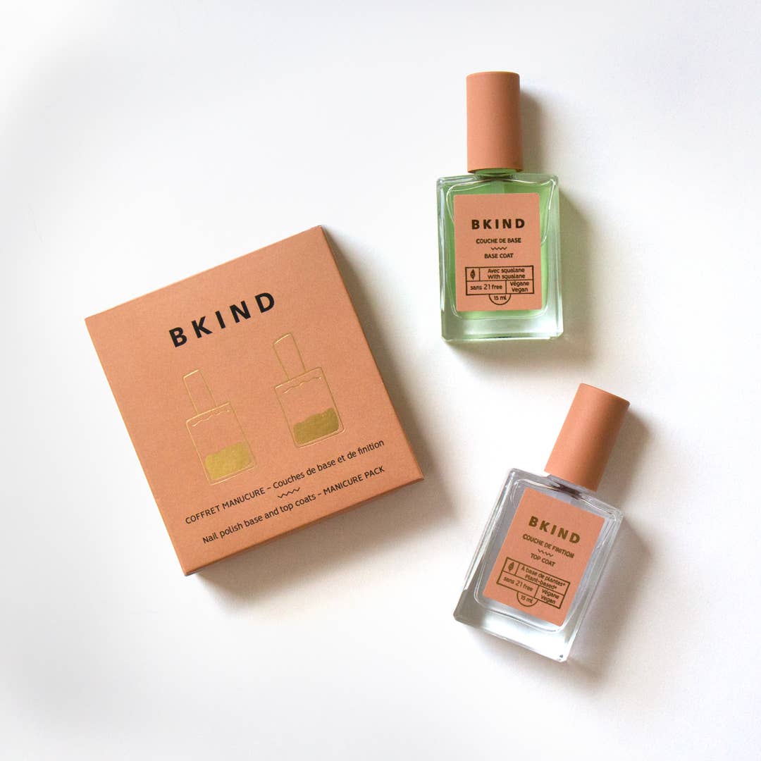 Manicure Pack - Base & Top Coat Nail Polish Duo - Nail Care and PolishBKIND840097001531Misiyo Candle Co