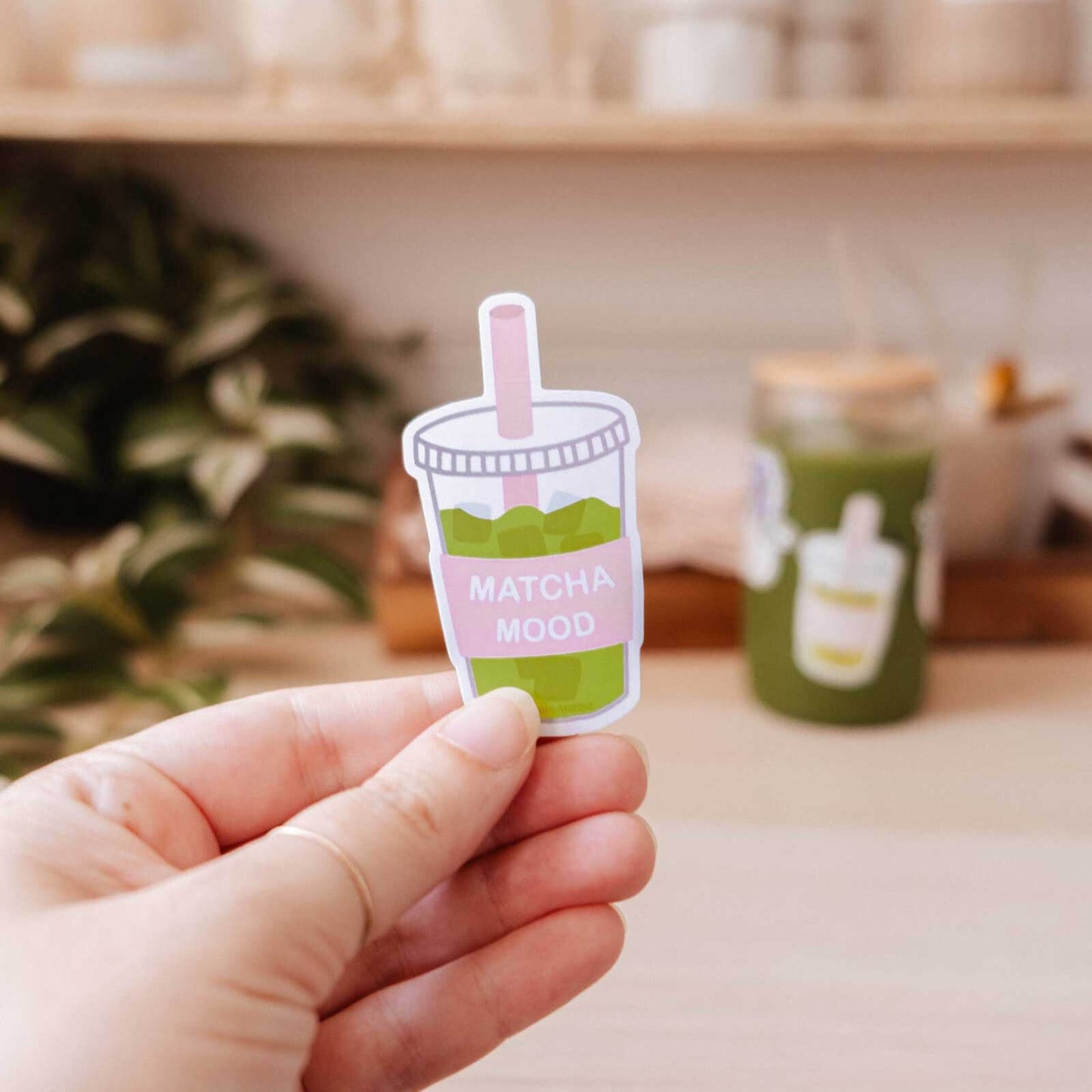 Matcha Mood Vinyl Sticker - StickersMimi & AugustMatcha Mood - Vinyl StickerMisiyo Candle Co