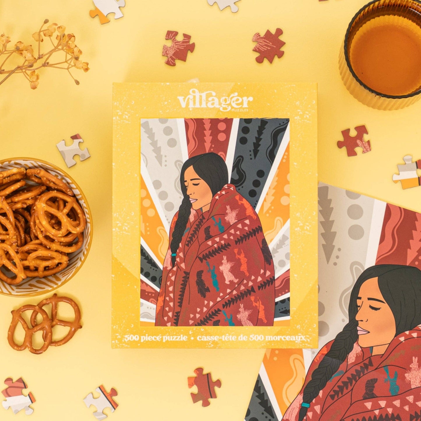 Matriarch Blanket | 500-Piece Puzzle | Designed in Canada - PuzzlesVillager PuzzlesVPMABL01Misiyo Candle Co